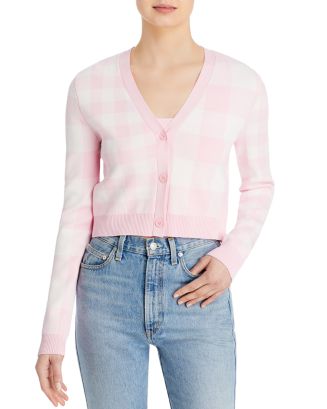 Gingham Sweater Pink main image 0