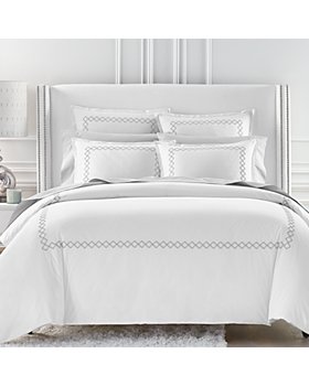Sky - Sky Embroidered Percale Duvet Cover and Shams Set - 100% Exclusive