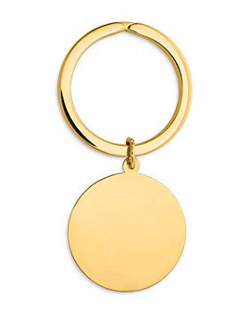 Bloomingdale's - Disc Key Ring in 14K Yellow Gold - 100% Exclusive
