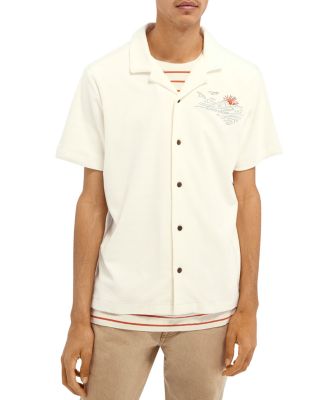Scotch & Soda - Terry Hawaiian Regular Fit Shirt