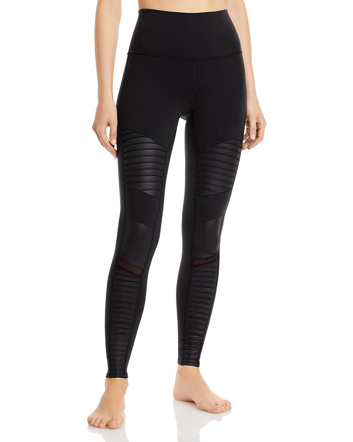 ALO Yoga, Pants & Jumpsuits, Alo Yoga Moto Leggings Black Xxs