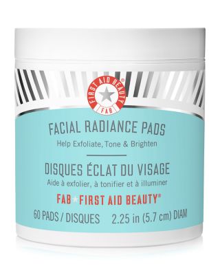 First Aid Beauty - Facial Radiance Pads with Glycolic & Lactic Acids Exfoliating Pads with AHA