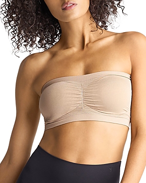 Yummie Seamless Nylon Bandeau In Almond