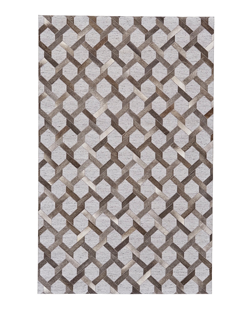 Feizy Lainey R0752 Area Rug, 5' X 8' In Steel