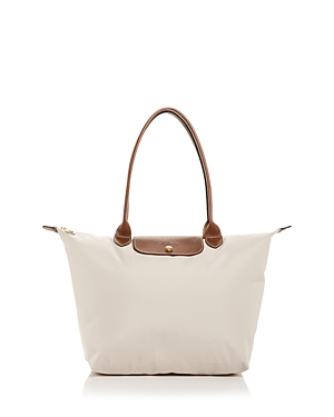 Longchamp Large Le Pliage Shoulder Tote In Paper