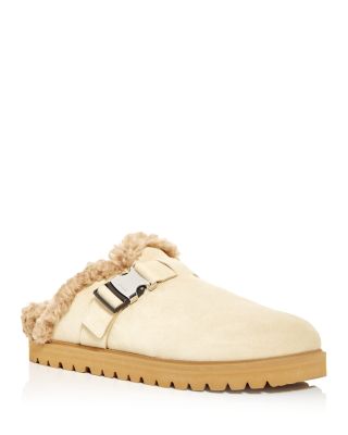 Moncler Women's Mon Shearling Mules | Bloomingdale's