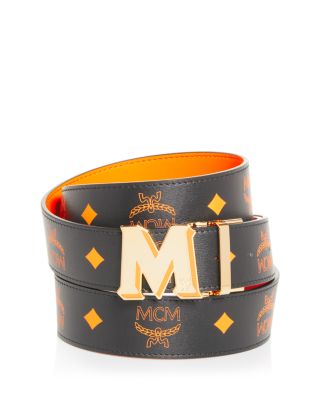 MCM Men s Claus Leather Belt Bloomingdale s