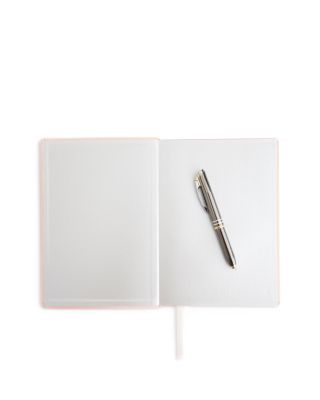 Pebbled Leather Lined Journal