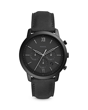 Shop Fossil Neutra Chronograph, 44mm In Black