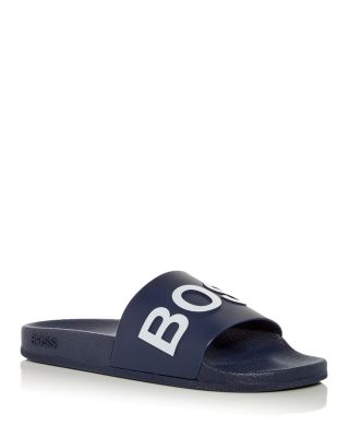 Hugo Boss Bay Slide Sandal - Blue - 8Us