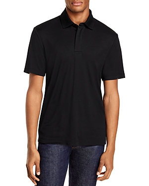 Theory Kayser Modal Jersey Polo In Black Multi