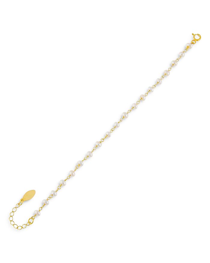 Adinas Jewels Freshwater Pearl Chain Link Bracelet Bloomingdale S