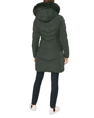 long green puffer coat