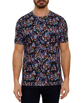Robert Graham - Power House Cotton Floral Paisley Graphic Tee