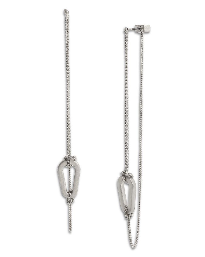 ALLSAINTS Carabiner Chain Drop Earrings | Bloomingdale's