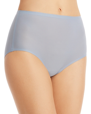 Chantelle Soft Stretch One-size Seamless Briefs In Grey Sky