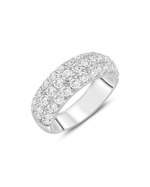 Bloomingdale’s Pave Diamond Classic Band in 14K White Gold, 2.0 ct. t.w. - 100% Exclusive