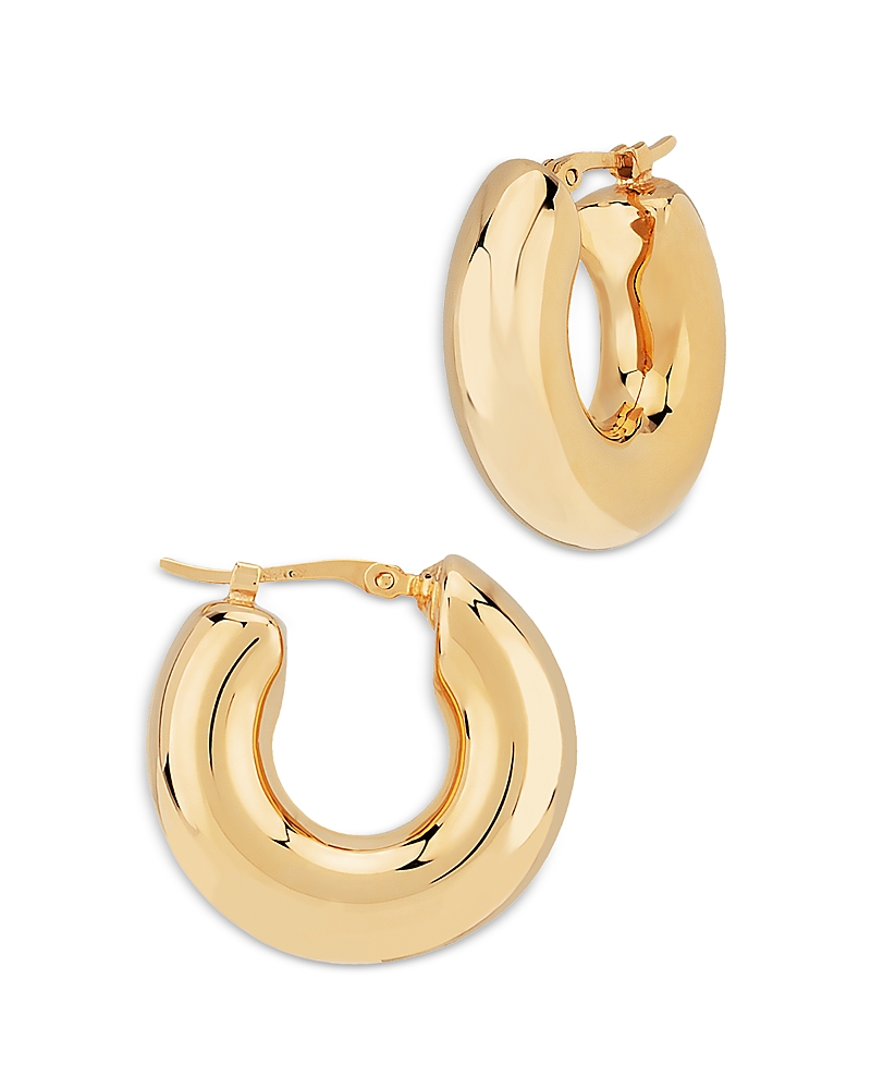 Bloomingdale's Fine Collection Chubby Hoop Earrings in 14K Yellow Gold