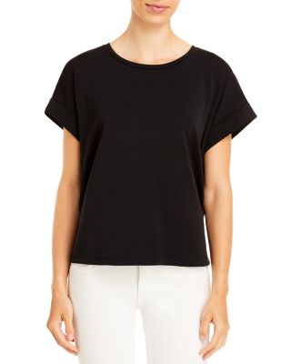 Tahari buying Crewneck Knit Cuffed Top