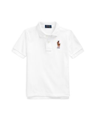 POLO RALPH LAUREN POLO RALPH LAUREN BOYS' POLO BEAR COTTON POLO SHIRT - LITTLE KID