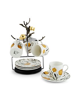 Michael Aram - Pomegranate Demitasse Cup & Saucer Set with Stand