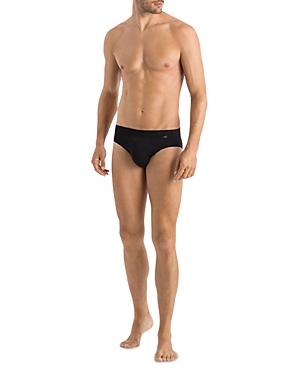 Hanro Natural Function Jersey Briefs In Deep Black