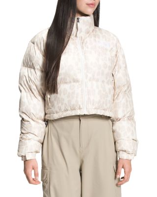 The North Face Women's Printed Cropped Down Jacket