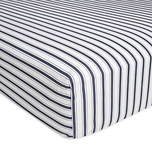 Anne De Solene Four Continents Fitted Sheet, King In Blue/white