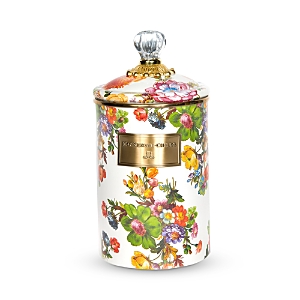 Mackenzie-childs Mackenzie Childs Flower Market Large Enamel Canister