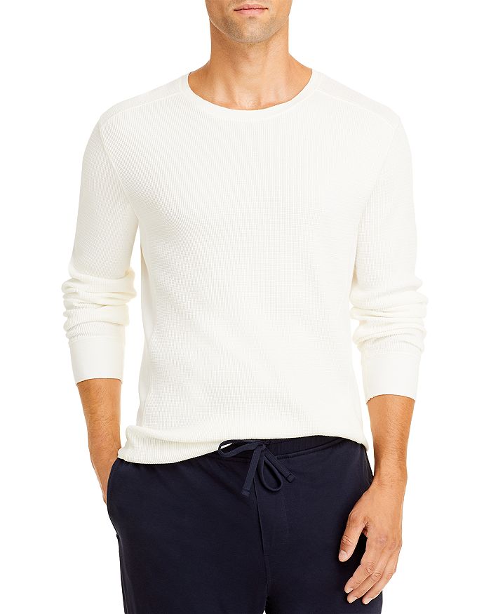 Vince Pima Cotton Blend Thermal Waffle Knit Tee | Bloomingdale's