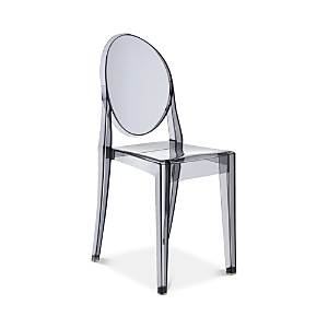 Shop Kartell Victoria Ghost Chair, Set Of 2 In Smoke
