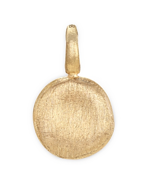 Shop Marco Bicego 18k Yellow Gold Jaipur Textured Round Pendant