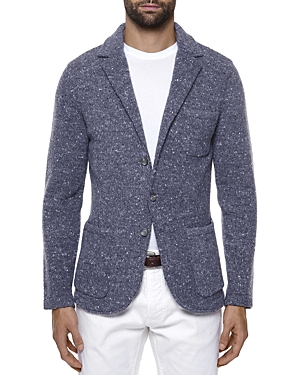 Eleventy Tweed Knitted Sweater Jacket