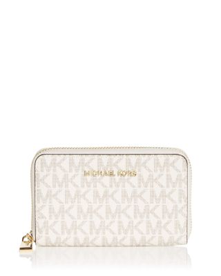 michael kors white wallet