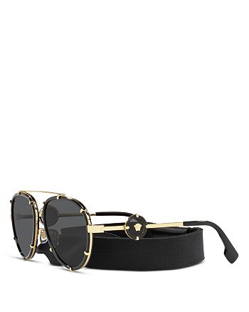 continue Sherlock Holmes Category Versace Women's Brow Bar Aviator Sunglasses, 61mm | Bloomingdale's