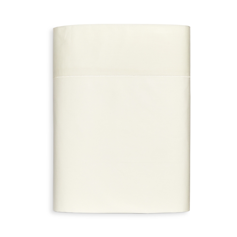 Sferra Celeste King Percale Flat Sheet In Ivory
