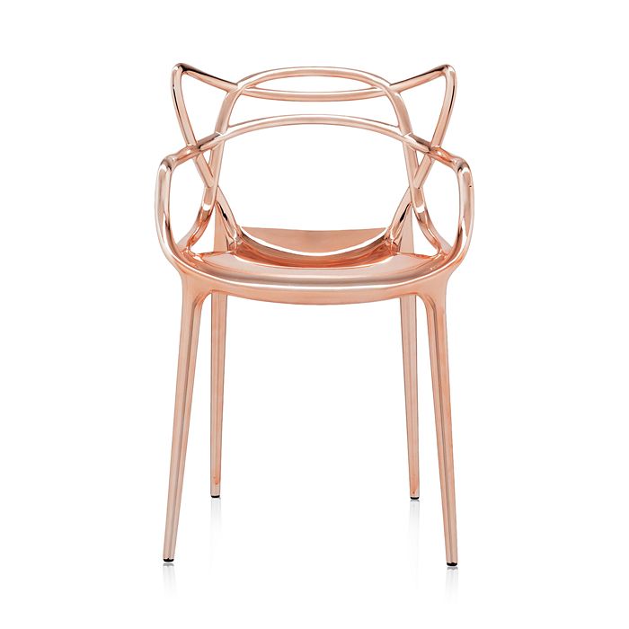 Kartell Masters Precious Dining Chair, Set Of 2 In Copper