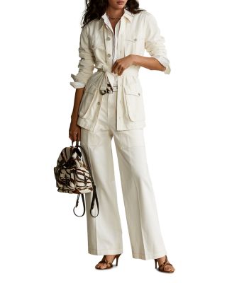 Ralph Lauren Silk Blend Safari Jacket | Bloomingdale's