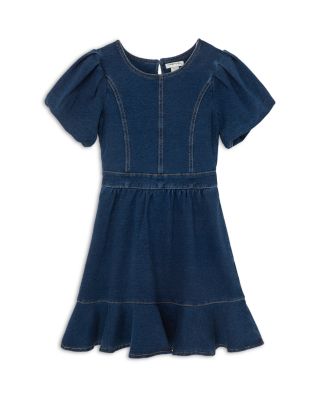 white christmas dresses Sarah Dress Blue Denim main image 1