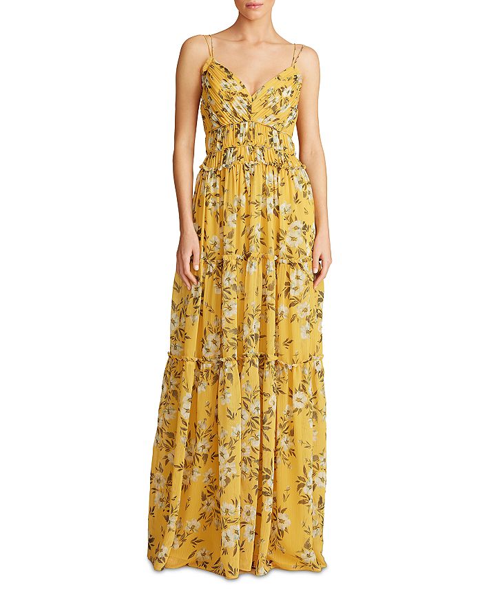 Ml monique lhuillier outlet floral dress