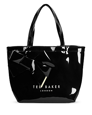 Ted Baker Icon Small Knot Bow Tote In Black