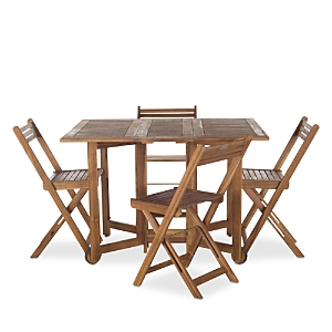 Shop Safavieh Arvin Outdoor Dining Set In Natural