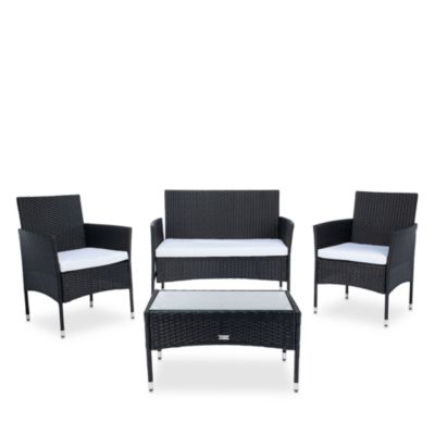 Safavieh - Abdul 4-Piece Outdoor Living Set