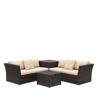 Welch Outdoor Living Sectional Set with Storage