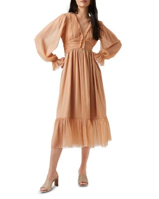 french connection alita pleated dress