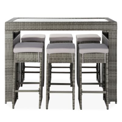 Safavieh - Horus Seven Piece Outdoor Dining Set