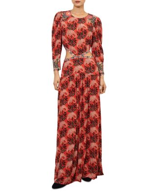 Maxi dress Ba&sh Multicolour size 36 FR in Polyester - 33135916