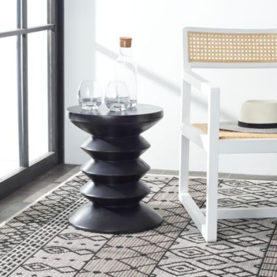 Benaya Outdoor Concrete Accent Table