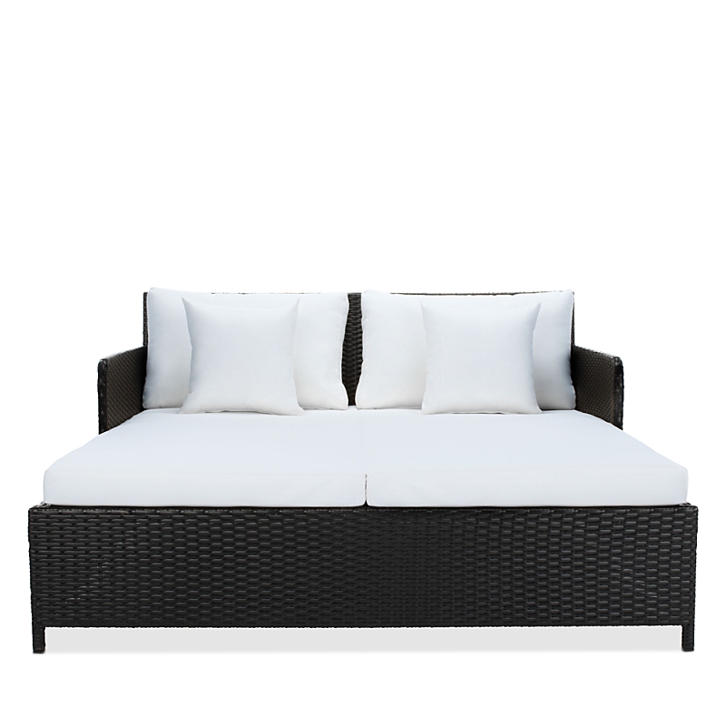 Safavieh Cadeo Outdoor Daybed In Black