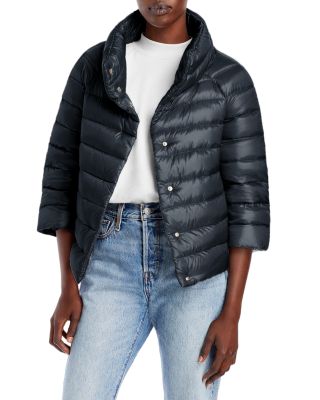 Herno Sofia Iconico Cropped Down Puffer Coat